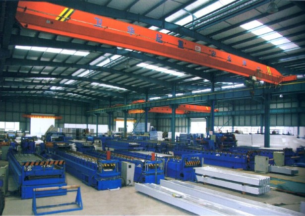 Production line of color steel 